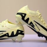  Giày Bóng Đá Cỏ Tự Nhiên Mercurial Air Zoom Vapor 15 Elite Bo Thun Màu Trà Sữa FG 