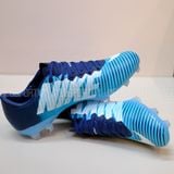  Giày Bóng Đá Cỏ Tự Nhiên Mercurial Vapor 9 Victory 6 Xanh Da gót đen FG 