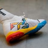  Giày Bóng Đá Cỏ Nhân Tạo Puma Future 7 Bo Thun Trắng Đế 3 Màu TF 