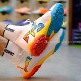  Giày Bóng Đá Cỏ Nhân Tạo Puma Future 7 Bo Thun Trắng Đế 3 Màu TF 