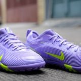  Giày Bóng Đá Cỏ Nhân Tạo Mercurial Vapor 16 Pro Bo Thun Tím/Chuối TF 