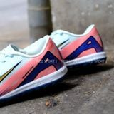  Giày Bóng Đá Cỏ Nhân Tạo Mercurial Vapor 16 Academy MDS009 Xám/Xanh/Hồng TF 