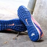  Giày Bóng Đá Cỏ Nhân Tạo Mercurial Vapor 16 Academy MDS009 Xám/Xanh/Hồng TF 