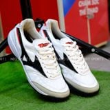  Giày Bóng Đá Cỏ Nhân Tạo Mizuno Morelia Sala Japan Đế Đệm Trắng Vạch Đen TF 