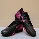  Giày Bóng Đá Cỏ Nhân Tạo Mercurial Vapor 16 Elite Bo Thun Đen Logo Hồng TF 