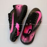  Giày Bóng Đá Cỏ Nhân Tạo Mercurial Vapor 16 Elite Bo Thun Đen Logo Hồng TF 