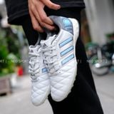  Giày Bóng Đá Cỏ Nhân Tạo 11Pro Toni Kroos Xám/Vạch Xanh TF 