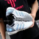  Giày Bóng Đá Cỏ Nhân Tạo 11Pro Toni Kroos Xám/Vạch Xanh TF 