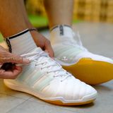  Giày Bóng Đá Futsal Top Sala Trắng Sọc Mint IC 
