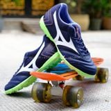  Giày Bóng Đá Chính Hãng Mizuno MRL Sala Club Đen/Xanh rêu TF 