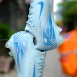  Giày Bóng Đá Cỏ Tự Nhiên Mercurial Vapor 16 Elite Xanh Da bo thun FG 