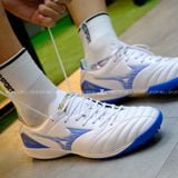 Giày Bóng Đá Chính Hãng Mizuno Morelia Neo IV Pro AS Trắng/Xanh TF 