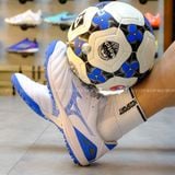  Giày Bóng Đá Chính Hãng Mizuno Morelia Neo IV Pro AS Trắng/Xanh TF 