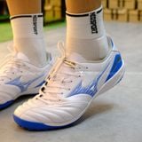  Giày Bóng Đá Chính Hãng Mizuno Morelia Neo IV Pro AS Trắng/Xanh TF 