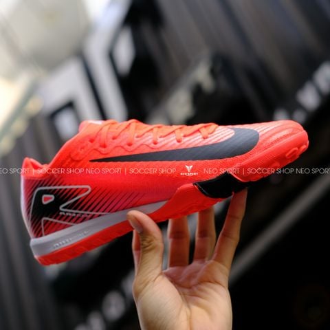  Giày Bóng Đá Cỏ Nhân Tạo Mercurial Vapor 16 Elite Bo Thun Cam/Hồng TF 