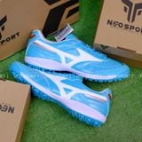  Giày Bóng Đá Cỏ Nhân Tạo Mizuno Morelia Sala Xanh Da Đinh Tròn TF 