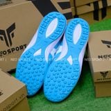  Giày Bóng Đá Cỏ Nhân Tạo Mizuno Morelia Sala Xanh Da Đinh Tròn TF 