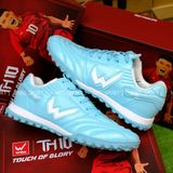  Giày Bóng Đá Chính Hãng Wika TH10 Xanh Ngọc TF 