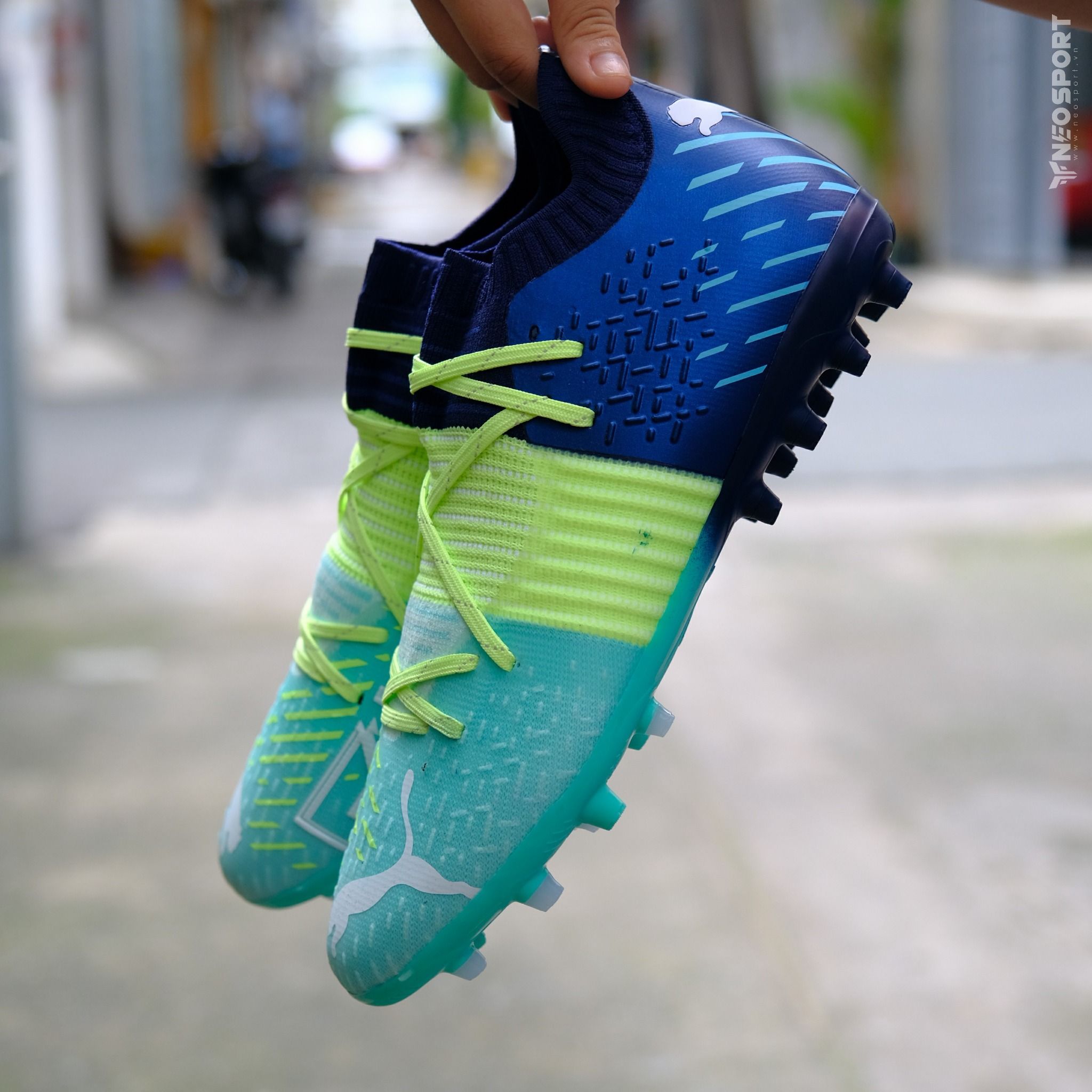Giay Bong đa Cỏ Tự Nhien Puma Future Z 1 1 Pro Cage Bo Thun Ngọc Chuối Neo Sport Giay Bong đa Cỏ Tự Nhien Puma Future Z 1 1 Pro Cage Bo Thun Ngọc Chuối Neo Sport