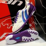  Giày Bóng Đá Chính Hãng Pan Thái Lan Cỏ nhân tạo Vigor X Thunder Tím/Trắng TF 