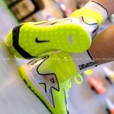  Giày Bóng Đá Cỏ Nhân Tạo Mercurial Superfly 10 Cổ Cao Chuối/Đen TF 