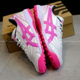  Giày Bóng Đá Cỏ Nhân Tạo ASICS C3 Hồng/Trắng TF 