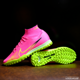  Giày Bóng Đá Cỏ Nhân Tạo Mercurial Air Zoom Superfly 9 Elite Cổ Cao Hồng Đế Chuối TF 