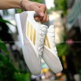  Giày Bóng Đá Futsal F50 Freestyle 24 Messi Trắng/Xám Logo Vàng Đồng IC 