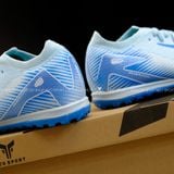  Giày Bóng Đá Cỏ Nhân Tạo Mercurial Vapor 16 Elite bo thun Xanh Da TF 
