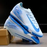  Giày Bóng Đá Cỏ Nhân Tạo Mercurial Vapor 16 Elite bo thun Xanh Da TF 
