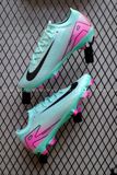  Giày Bóng Đá Cỏ Tự Nhiên Mercurial Vapor 16 Elite Xanh ngoc gót hồng FG 