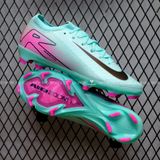  Giày Bóng Đá Cỏ Tự Nhiên Mercurial Vapor 16 Elite Xanh ngoc gót hồng FG 