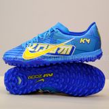  Giày Bóng Đá Cỏ Nhân Tạo Mercurial Vapor 15 Academy SF Mbapee Xanh Bích TF 