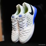  Giày Bóng Đá Futsal Lunar Gato II Trắng Boost Xanh Bích IC 