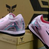  Giày Bóng Đá Cỏ Nhân Tạo Mercurial Vapor 16 Elite Bo thun Hồng nhạt gót đen TF 