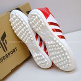  Giày Bóng Đá Cỏ Nhân Tạo 3 sọc 11Pro NEO Da sần Đỏ Trắng TF 