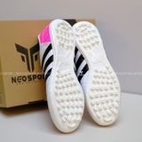  Giày Bóng Đá Cỏ Nhân Tạo 3 sọc 11Pro NEO Da sần Hồng Trắng TF 