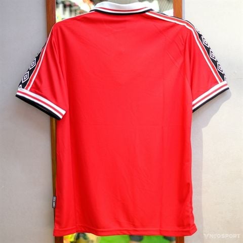  Áo Bóng Đá Thái Lan - MU Đỏ Retro 98/99 - Manchester United Retro bản Fan 