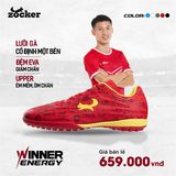  Giày Bóng Đá Chính Hãng Zocker Winner Energy Đỏ/Vàng TF 