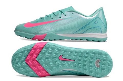  Giày Bóng Đá Cỏ Nhân Tạo Mercurial Vapor 16 Academy Cosmic Xanh Ngọc/Hồng TF 