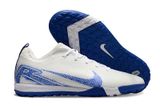  Giày Bóng Đá Cỏ Nhân Tạo Mercurial Vapor 16 Pro Bo V3 Bo Thun Trắng xanh nhạt TF 