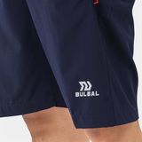  Quần Short Bulbal Waso 4 Vải Si - Xanh Đen/Đỏ 