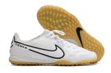  Giày Bóng Đá Futsal Tiempo 9 Pro Trắng Đế Nâu Trong IC 
