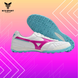  Giày Bóng Đá Cỏ Nhân Tạo Mizuno Morelia Sala Hồng/Xanh TF 