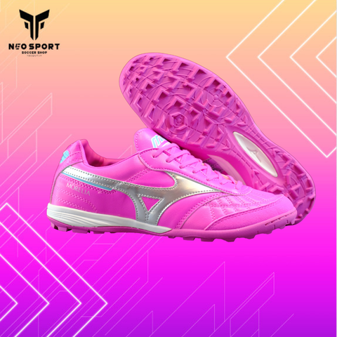  Giày Bóng Đá Cỏ Nhân Tạo Mizuno Morelia Sala Hồng TF 