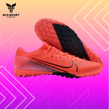  Giày Bóng Đá Cỏ Nhân Tạo Mercurial vapor 13 Pro Bo Thun Hồng MDS002 F1 TF 