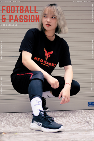  Áo thun NEO SPORT - Đen Logo Đỏ 