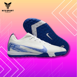  Giày Bóng Đá Cỏ Nhân Tạo Mercurial Vapor 16 Pro Bo V3 Bo Thun Trắng xanh nhạt TF 