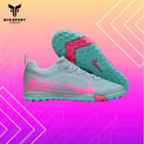  Giày Bóng Đá Cỏ Nhân Tạo Mercurial Vapor 16 Pro Bo Thun Prism - Ocean Cube/Pink Blast Xanh Hồng TF 