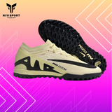  Giày Bóng Đá Cỏ Nhân Tạo Mercurial Air Zoom Vapor 15 Elite Bo Thun Màu Trà Sữa TF 